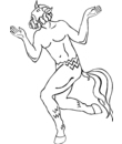 créature mi-homme mi-bouc