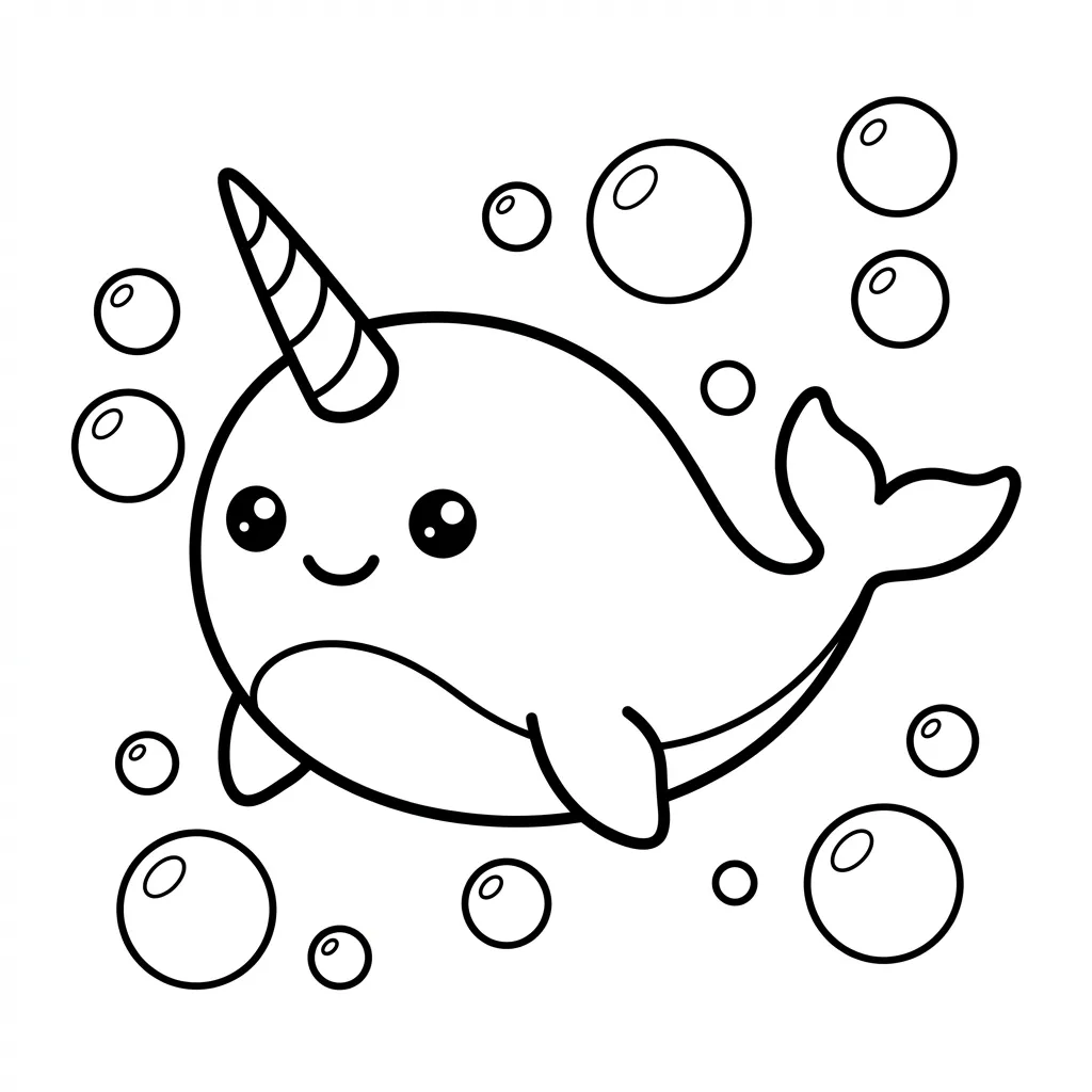 coloriage-narval Page 12