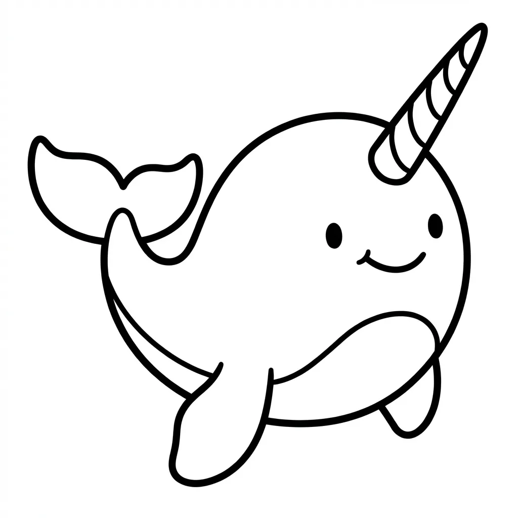 coloriage-narval Page 5