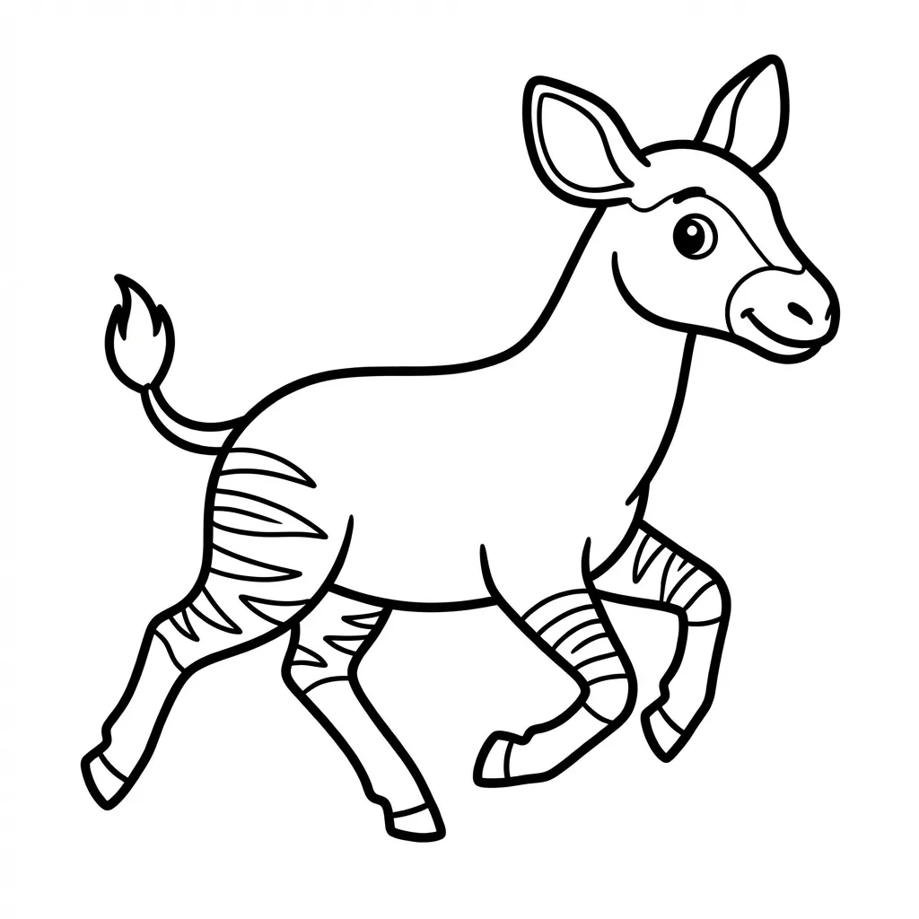 coloriage-okapi Page 11