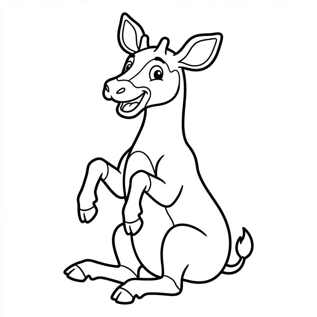 coloriage-okapi Page 14