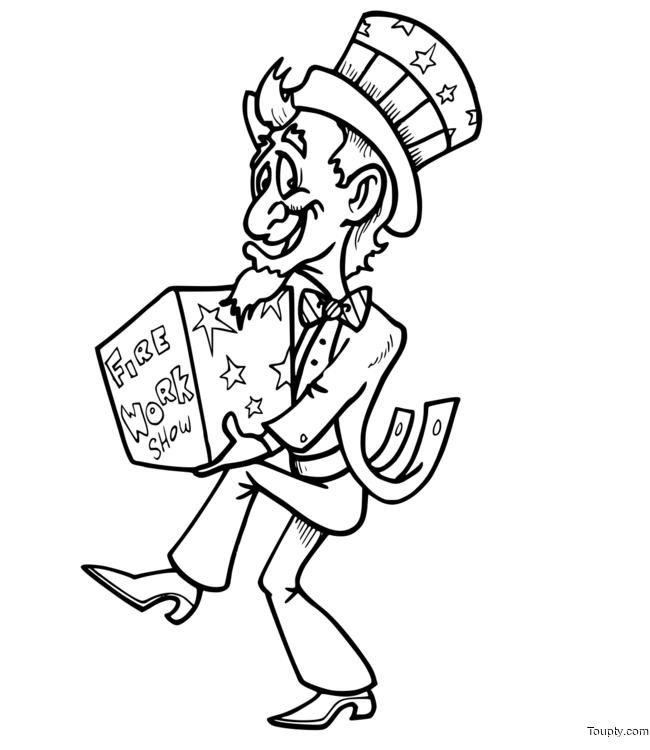 coloriage-oncle-sam Page 13