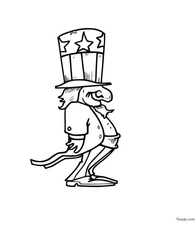 coloriage-oncle-sam Page 16