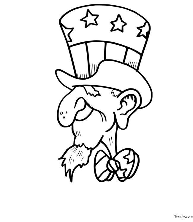 coloriage-oncle-sam Page 2