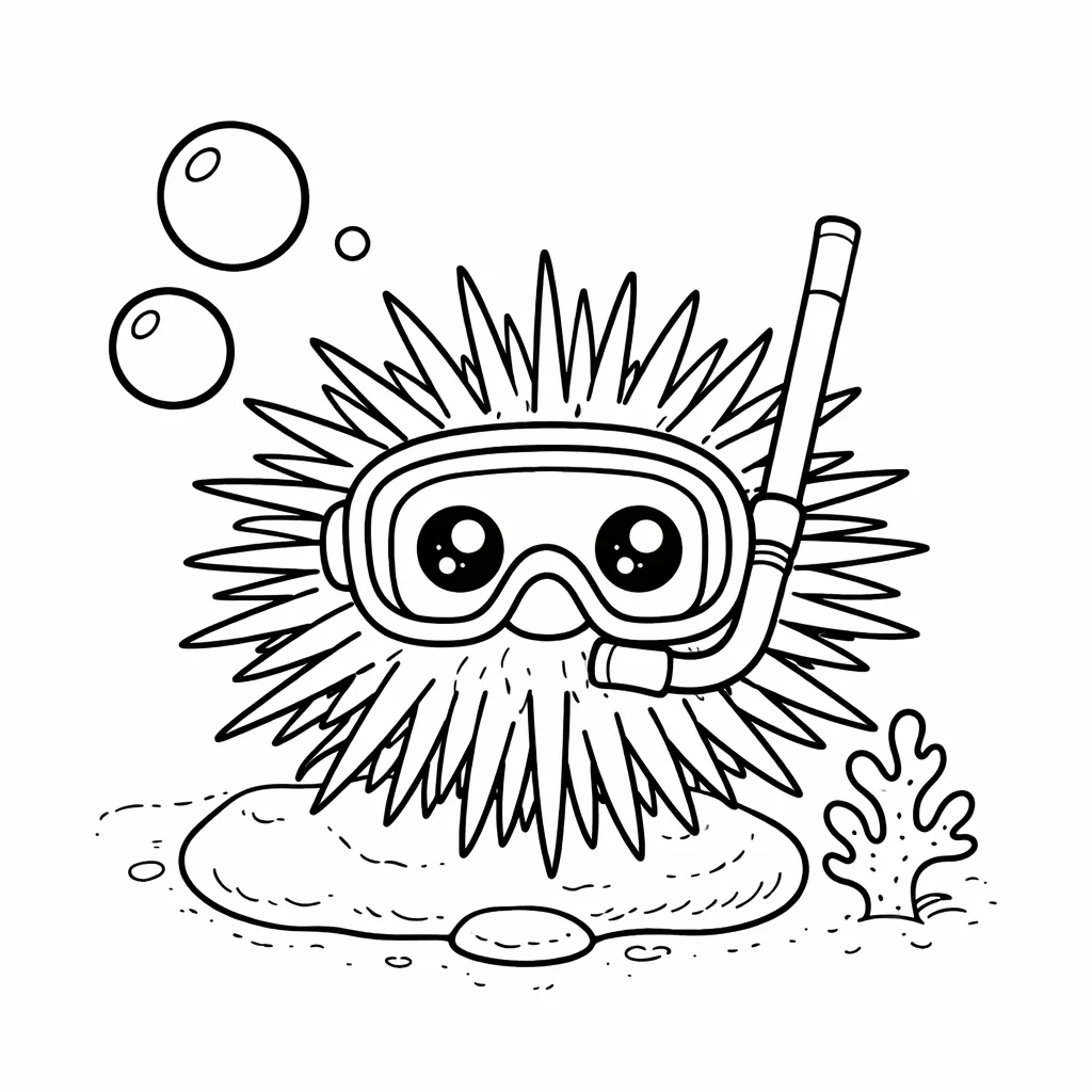 coloriage-oursin Page 10