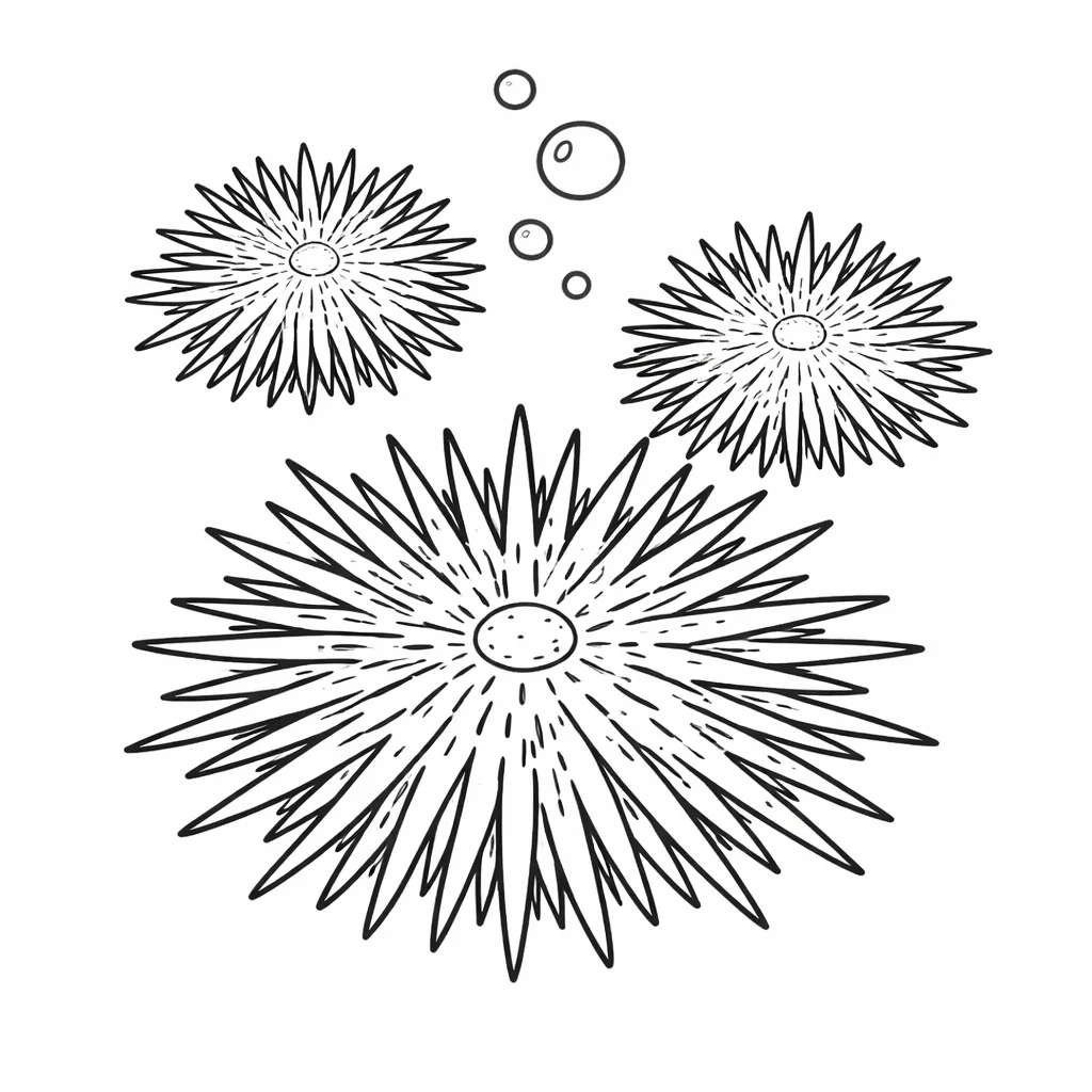 coloriage-oursin Page 11