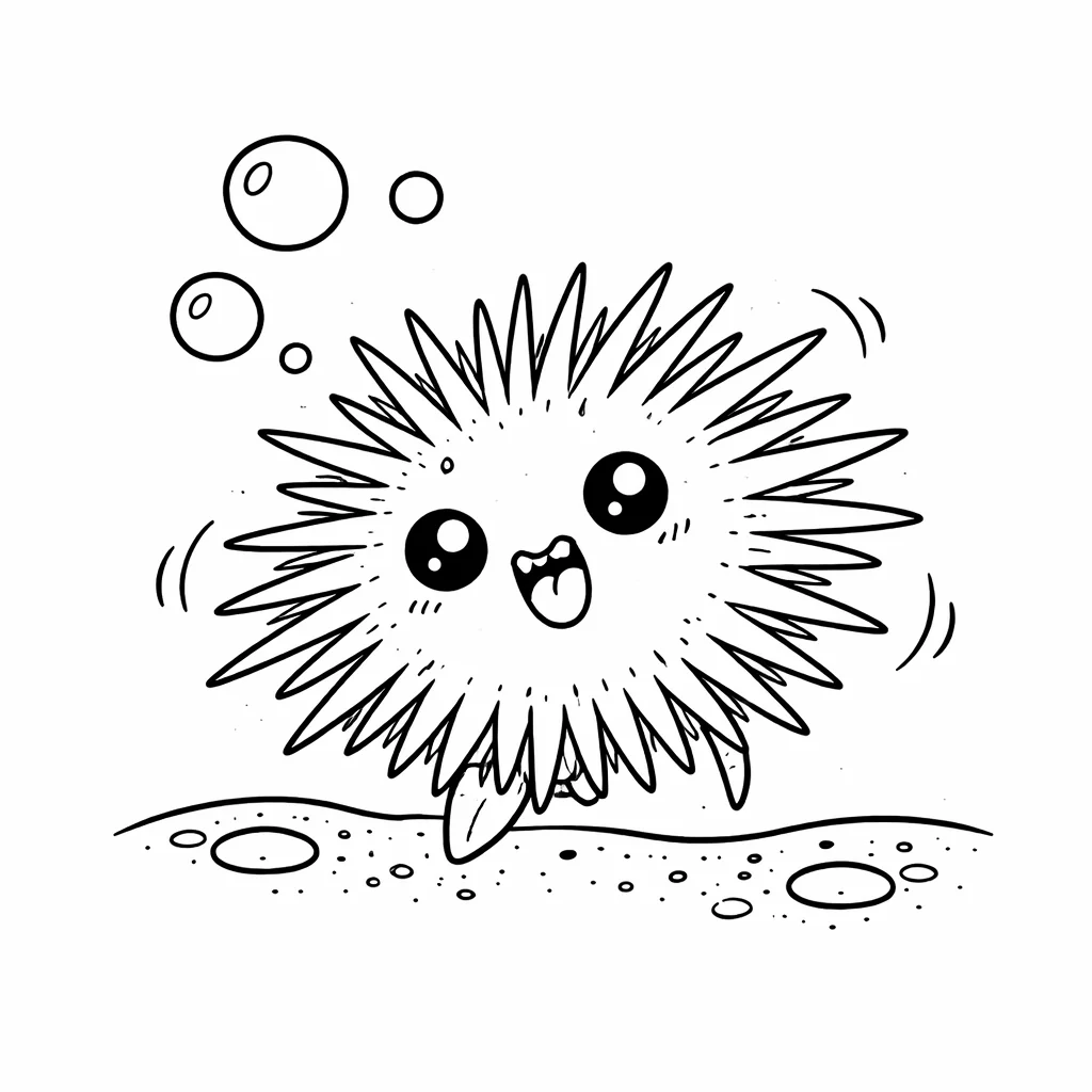 coloriage-oursin Page 14