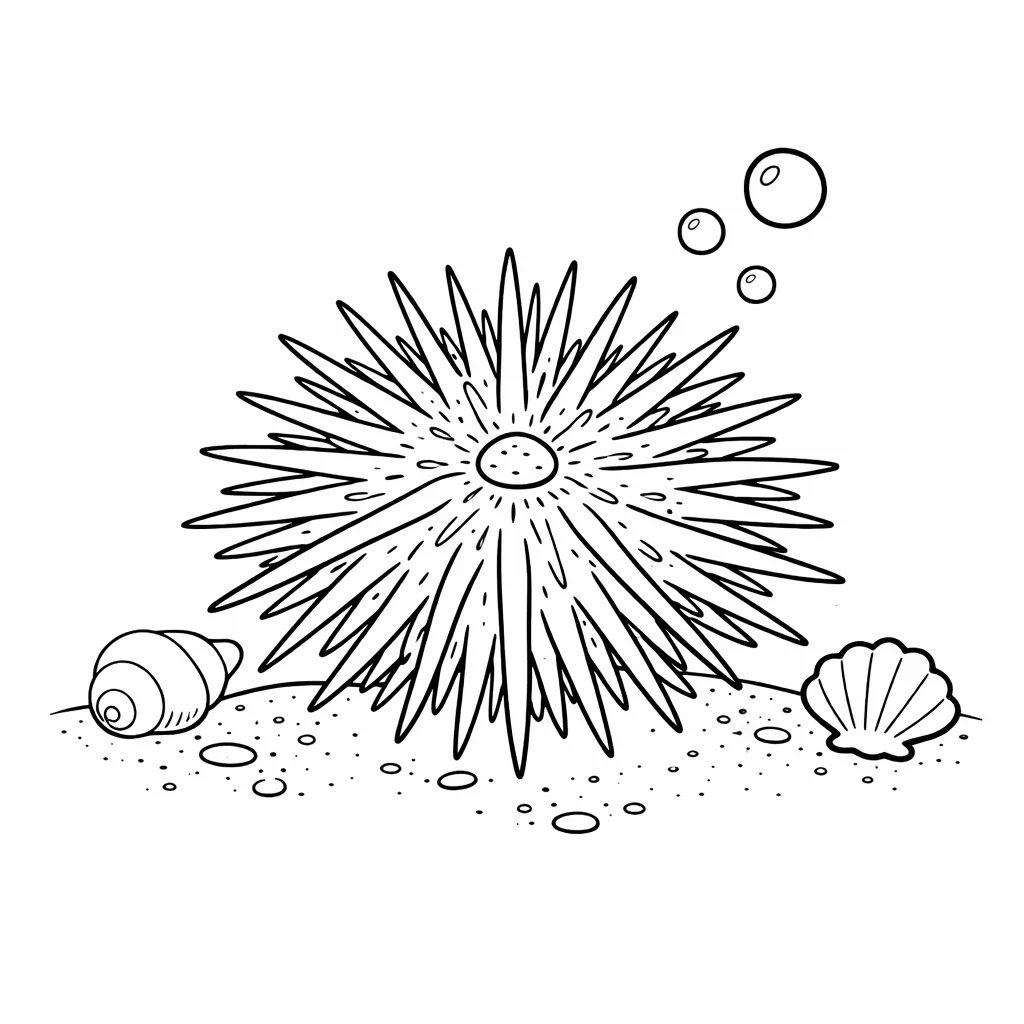 coloriage-oursin Page 15