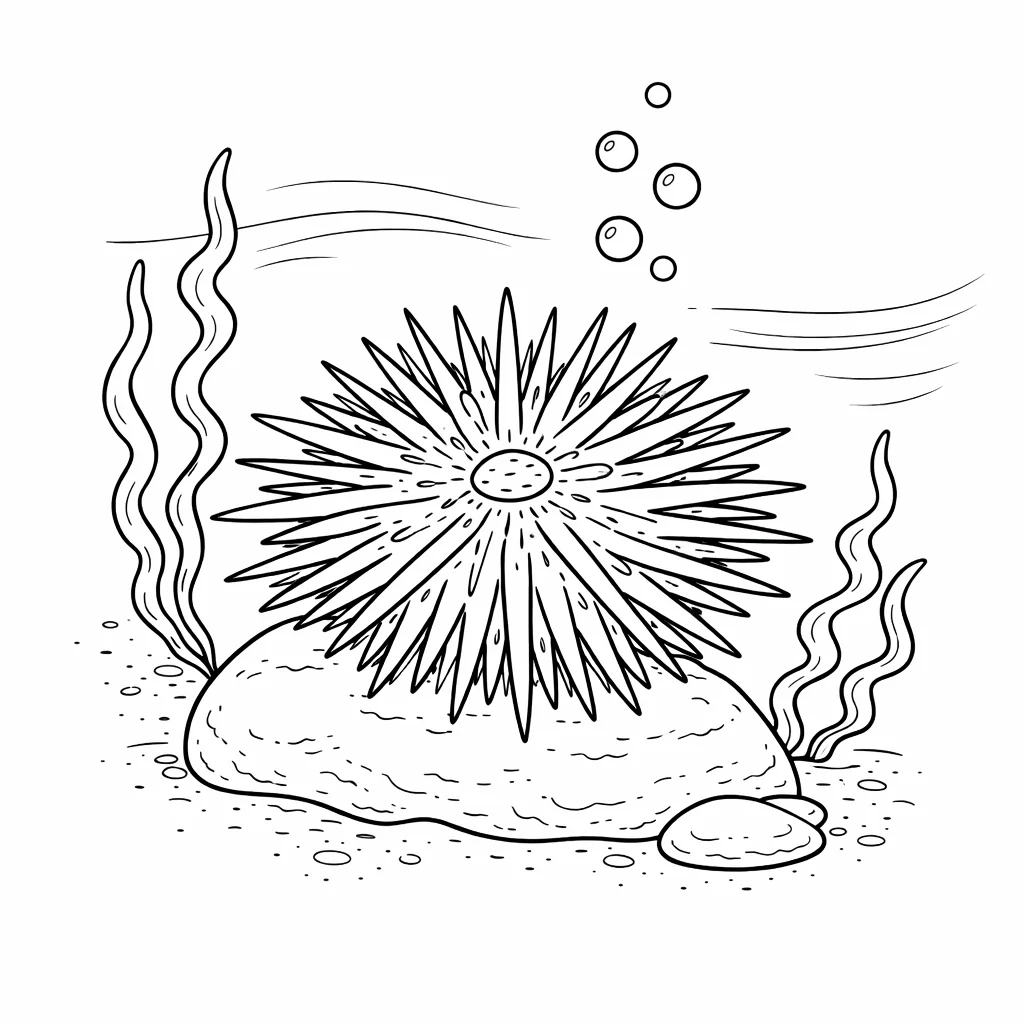 coloriage-oursin Page 16