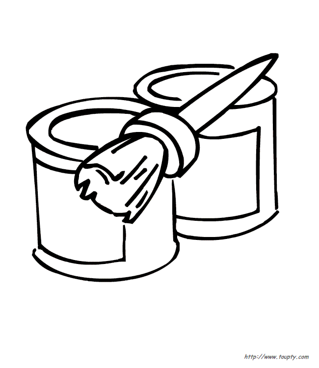 Coloriage outils de bricolage et jardinage