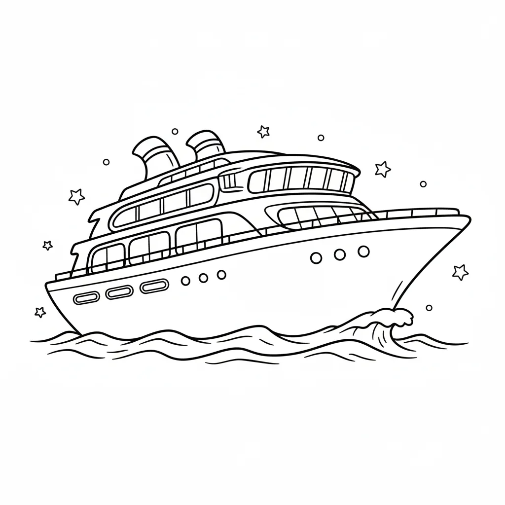 coloriage-paquebot Page 15