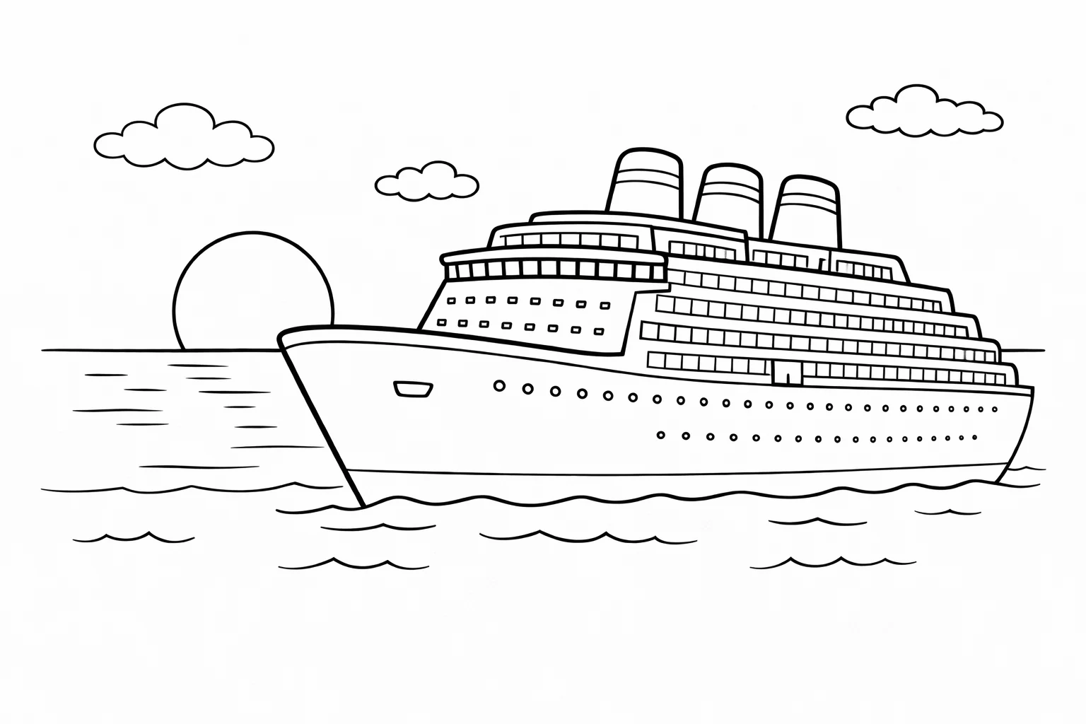 coloriage-paquebot Page 16