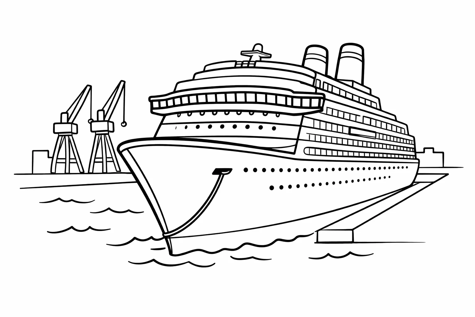 coloriage-paquebot Page 5