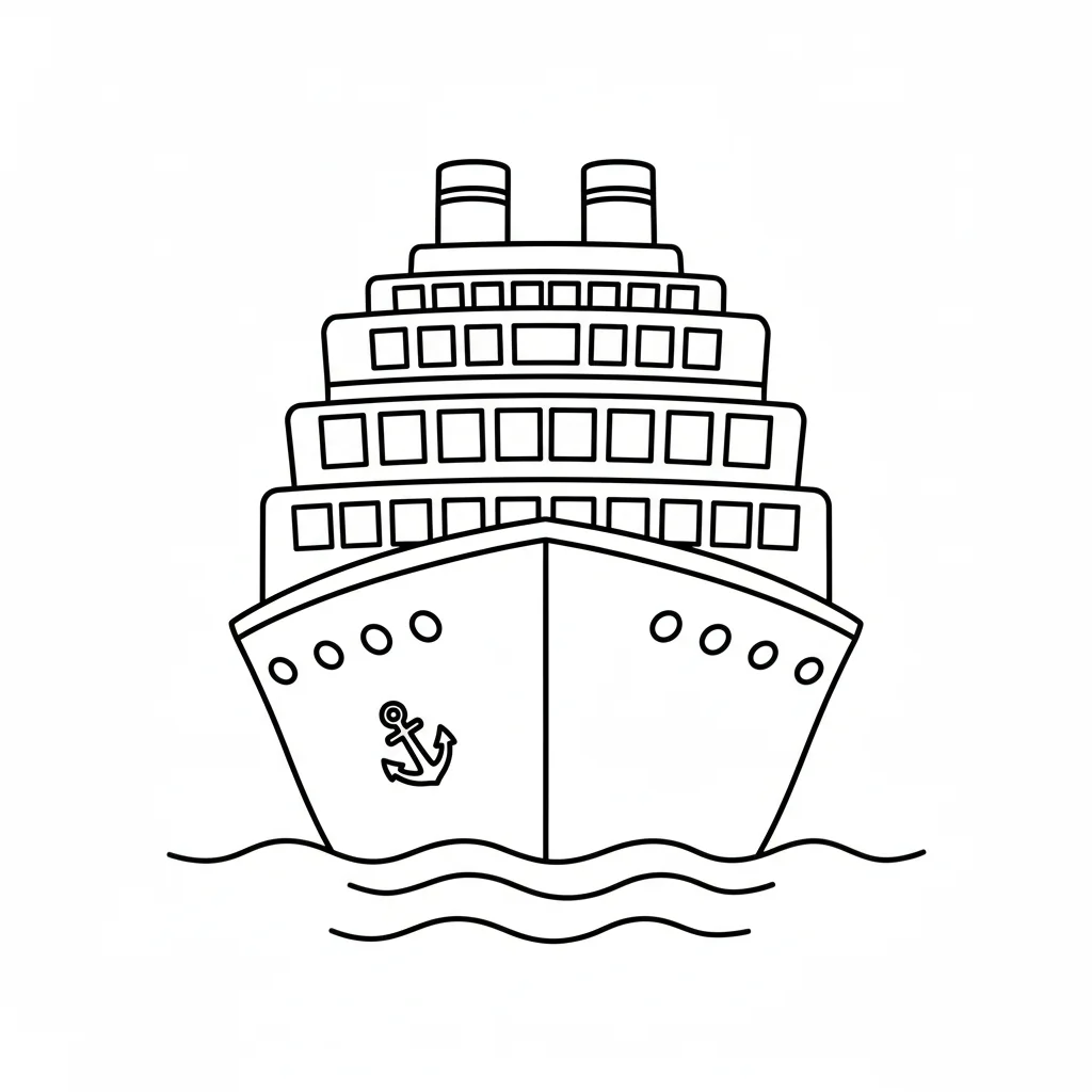 coloriage-paquebot Page 7