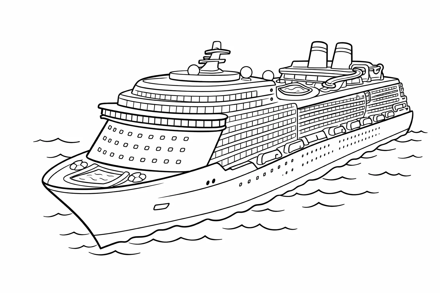 coloriage-paquebot Page 8