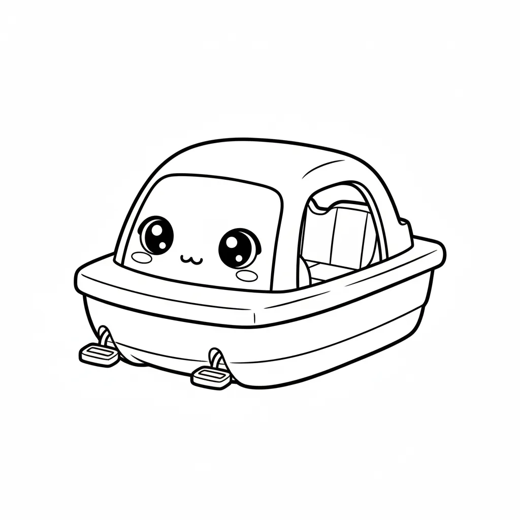 coloriage-pedalo Page 4