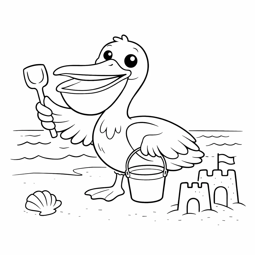 coloriage-pelican Page 10