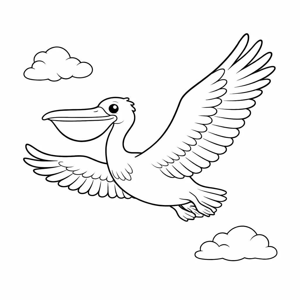 coloriage-pelican Page 4