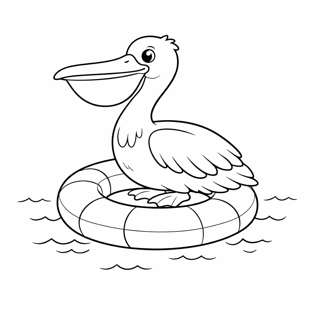 coloriage-pelican Page 7