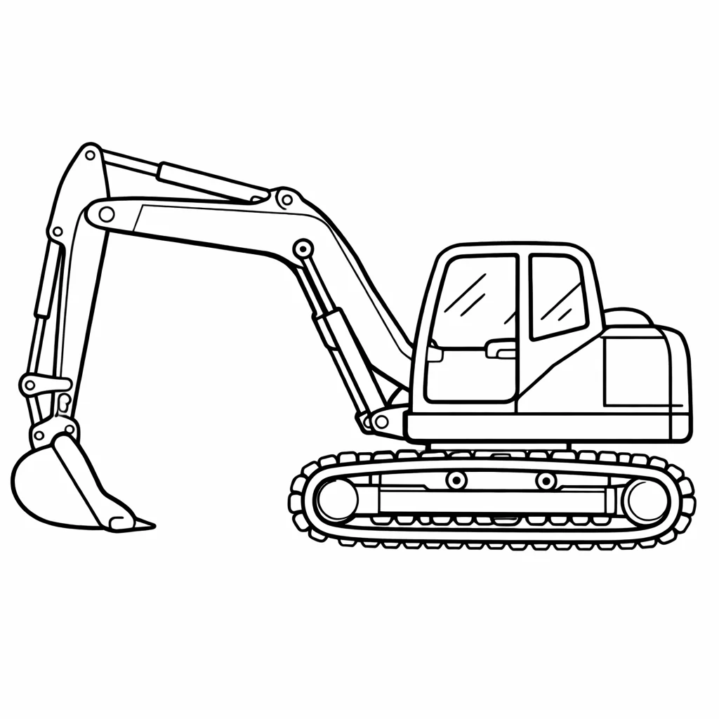 coloriage-pelleteuse Page 7