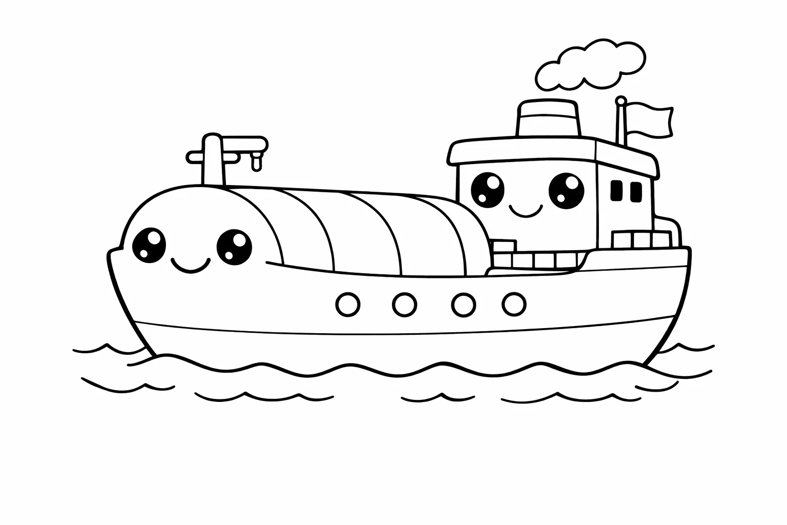 coloriage-petrolier Page 2