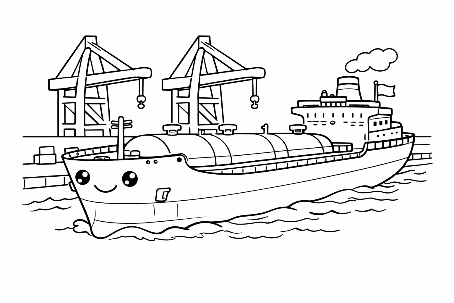 coloriage-petrolier Page 4