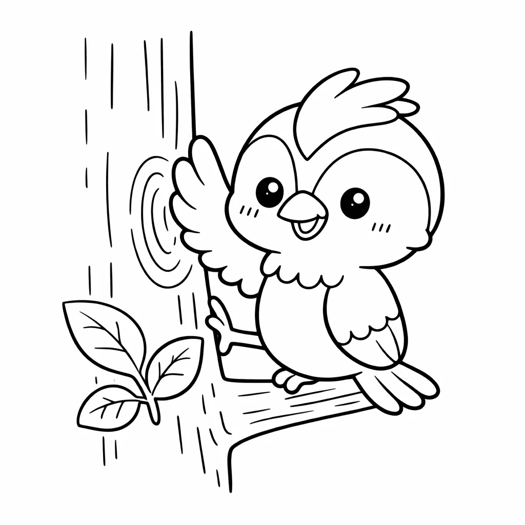 coloriage-picvert Page 1