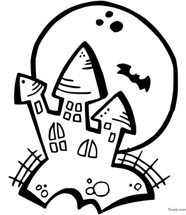coloriage-pleine-lune-halloween Page 16