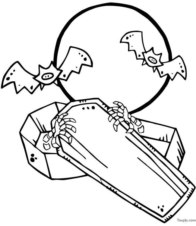 coloriage-pleine-lune-halloween Page 17