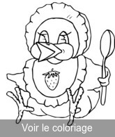 Coloriage Bébé Poussin| Toupty.com