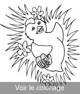 Coloriage Journée Ordinaire d'un Poussin Extraordinaire | Toupty.com