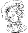 coloriage numero douze de princesse a imprimer