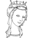 coloriage princesse a imprimer