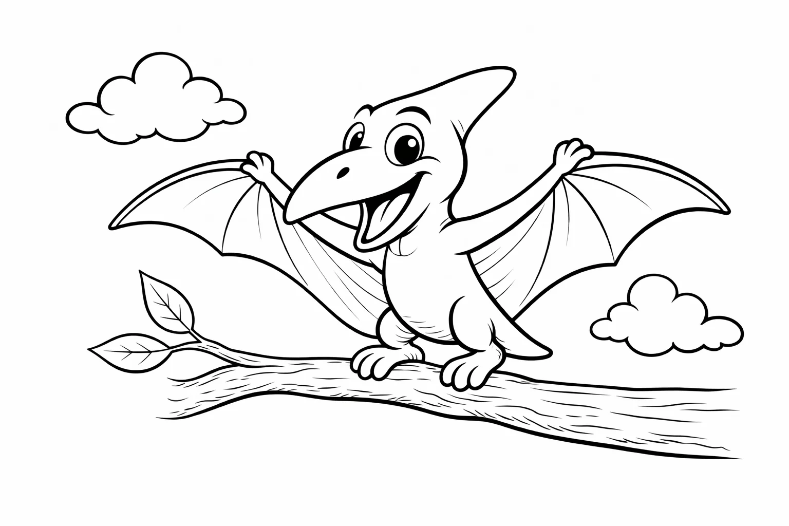 coloriage-pterodactyle Page 14