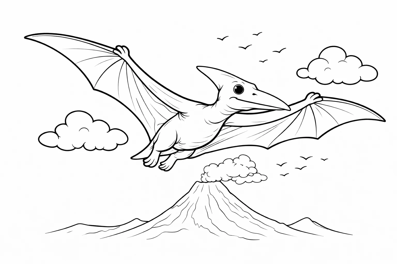 coloriage-pterodactyle Page 16