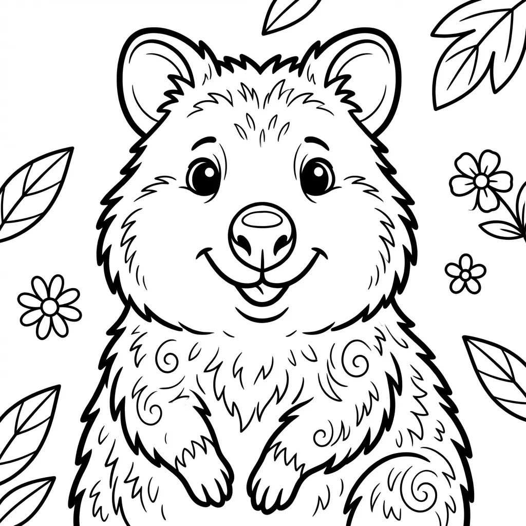 coloriage-quokka Page 16