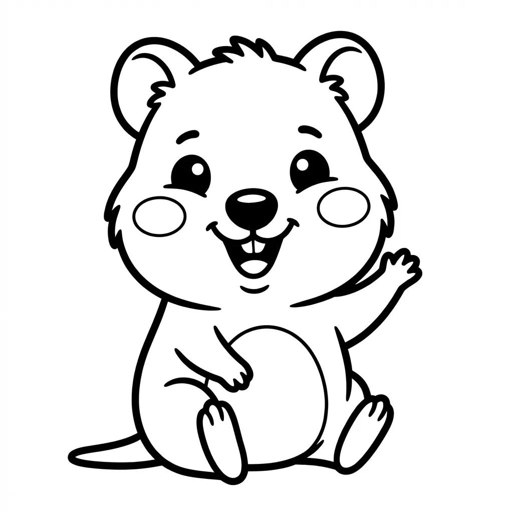 coloriage-quokka Page 8