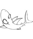 colorier coloriage requin