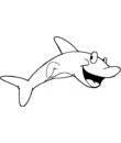 Coloriage Requin trs sympathique