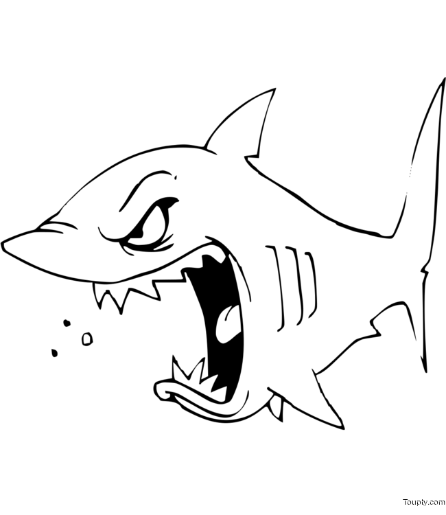 REQUIN - Coloriages de requins a imprimer