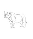 rhinoceros image a imprimer