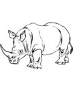 dessin gratuit rhinoceros