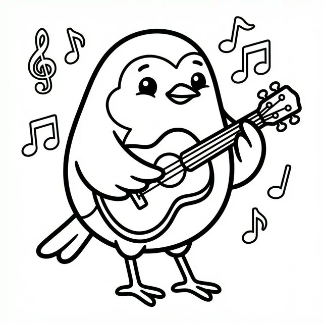 coloriage-rougegorge Page 10