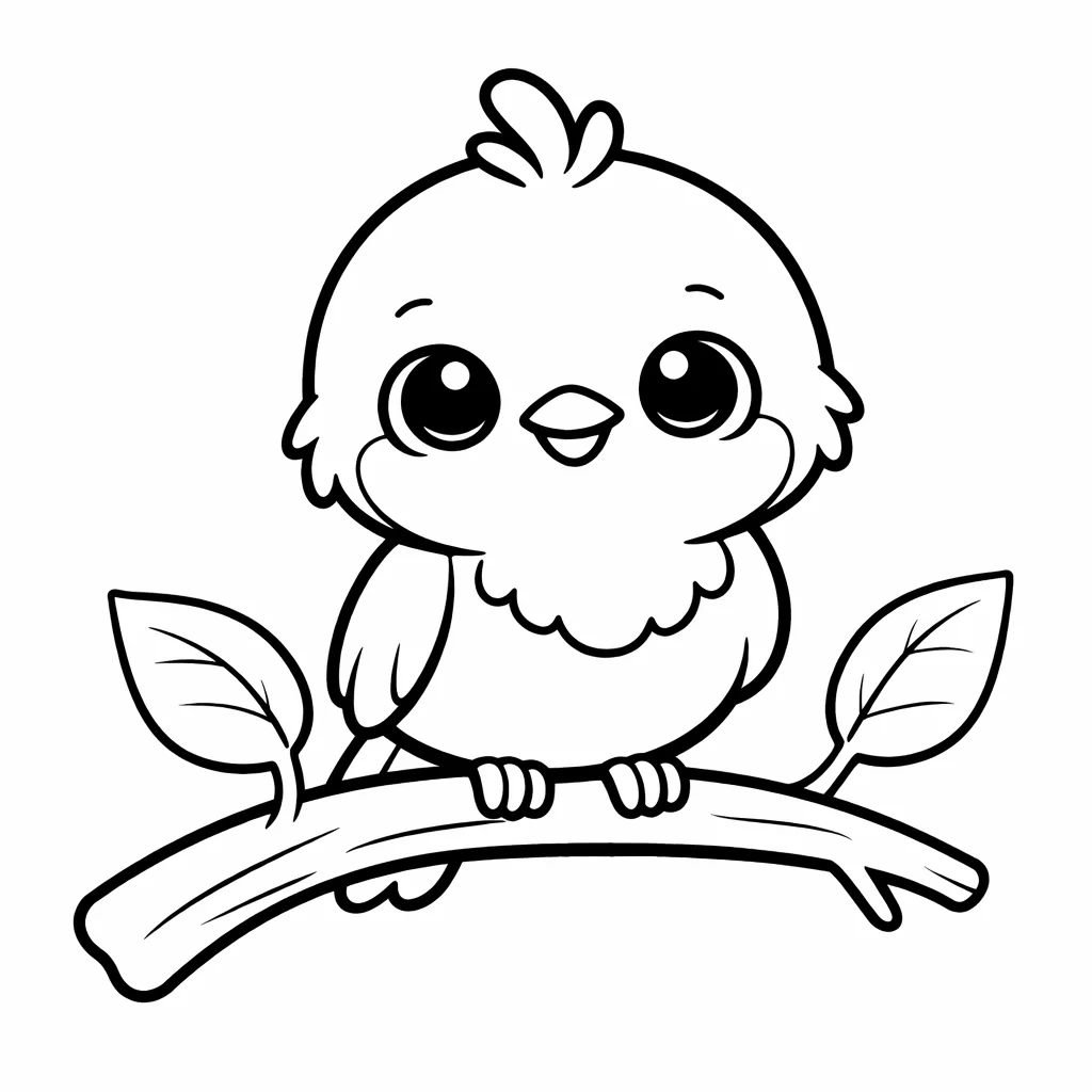 coloriage-rougegorge Page 2