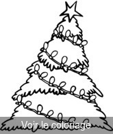 crocquis sapin-noel pour coloriage