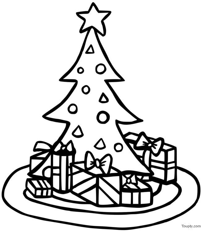 sapin-noel- - Coloriage a imprimer de Sapins de sapin-noel-