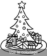 image sapin-noel pour coloriage
