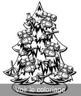 dessin sapin-noel pour coloriage