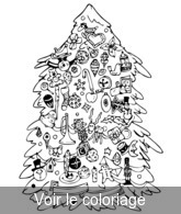 sapin de noel coloriage pour imprimer