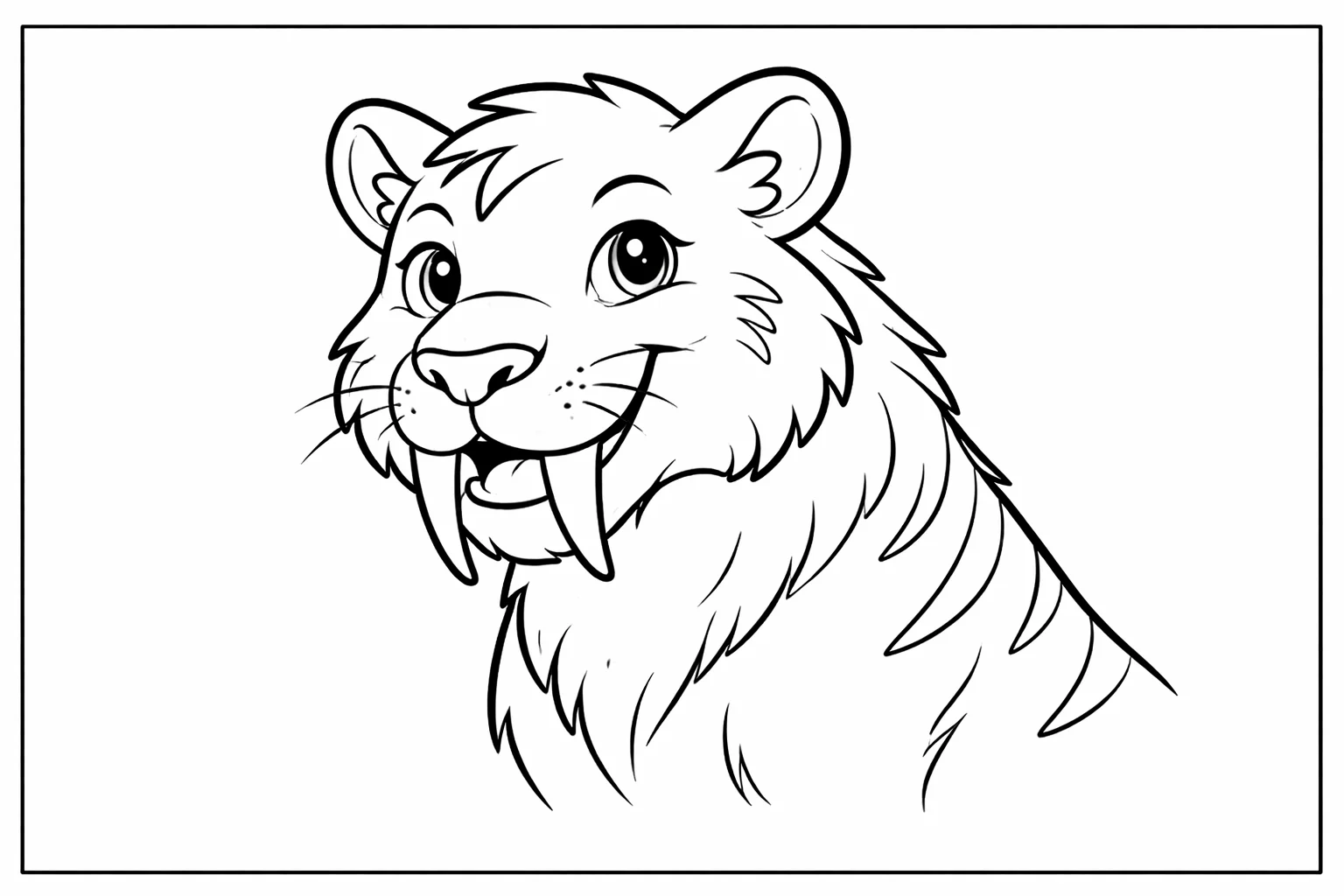 coloriage-smilodon Page 11